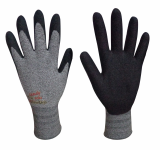 Natural Grip200 Bamboo charcoal_NBR Sandy coating gloves